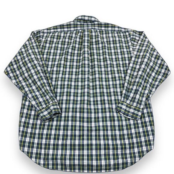 Ralph Lauren Shirt Mens Extra Large XL Plaid Long Sleeve Seersucker Button Down - Picture 3 of 11